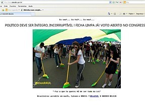Hacker invade o blog do palácio do planalto e assegura vitória da marcha contra a corrupção